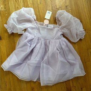 Thunder Cloud Puff Dress (light purple) sz 1X